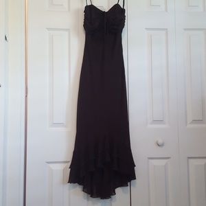Brown cocktail dress size small